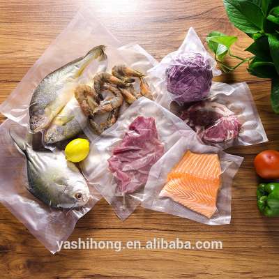 Waimaotong Wholesale Clear 3 Side Sealed Vacuum Packing Bag for Frozen Fish/Meat/Fruit/Vegetable